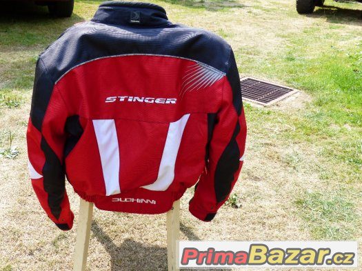 Moto bunda Duchinni Stinger, helma KBC VR-1X Performance – fotografie 2