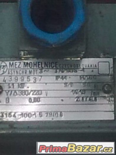 elektromotor patkový 380v/1,1kw,1410ot/min. – fotografie 2