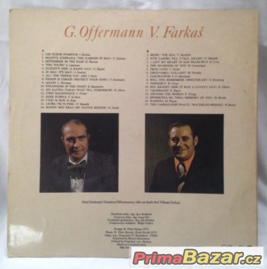 2x LP vinyl gramodeska - Hybš hraje Hašlera & Večerná nálada – fotografie 4