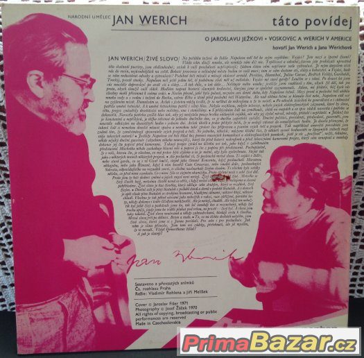 LP: Jan Werich & dcera Jana - Táto povídej - vzpomínky – fotografie 2