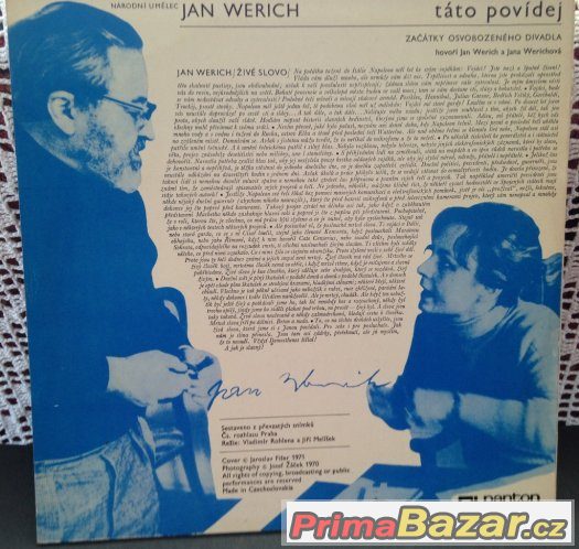 LP: Jan Werich & dcera Jana - Táto povídej - vzpomínky – fotografie 3