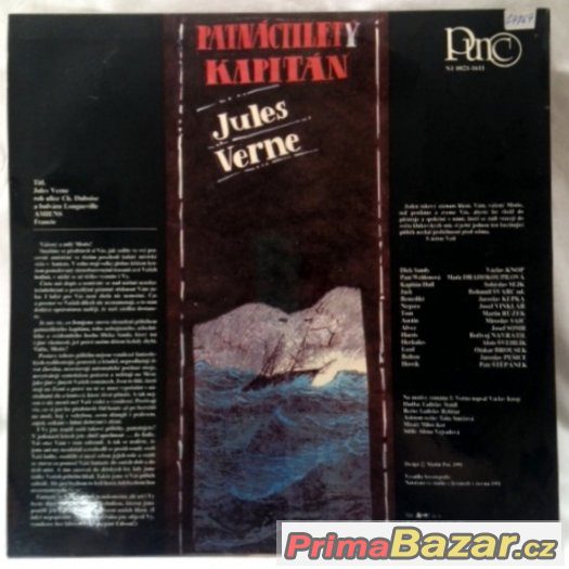 LP Vinyl - Jules Verne - Patnáctiletý kapitán – fotografie 2