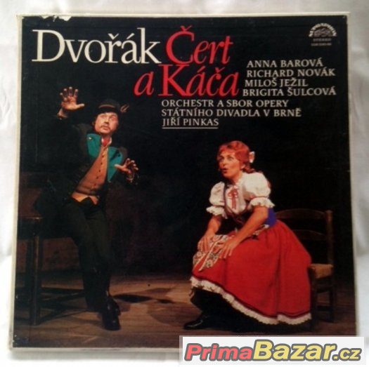 vinyl - LP gramodesky A.Dvořák - ČERT a KÁČA set & RUSALKA – fotografie 5
