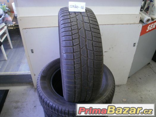 Prodám 4 x zimní pneu Continetal 225/60-16 – fotografie 1