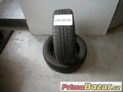 Prodám 2 x letní pneu Bridgestone 175/55-15