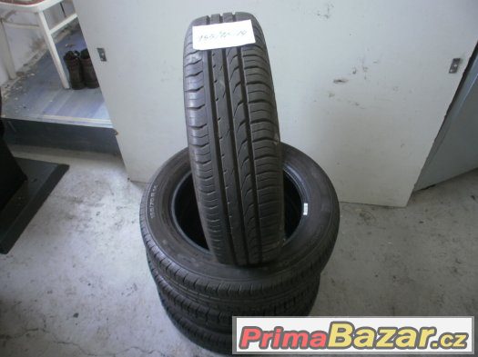 Prodám 4 x letní pneu Continetal 155/70-14 stav 80% – fotografie 1