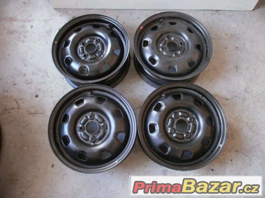Prodám 4 x ocelový disk 5 j x 14 Hyundai,ET46- střed-středový-otvor-54mm – fotografie 1