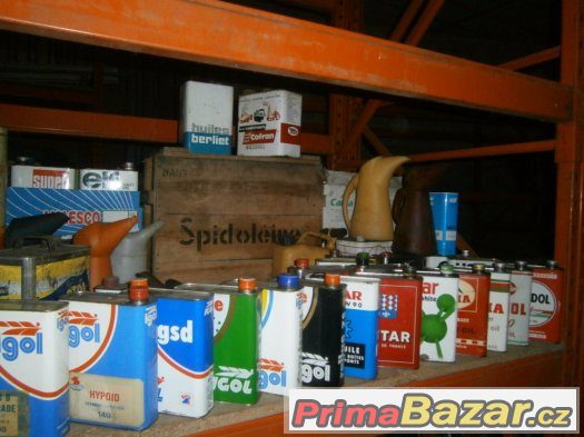 Sbírka plechovek od oleje, Castrol, Mobiloil, BP, Shell atd. – fotografie 3