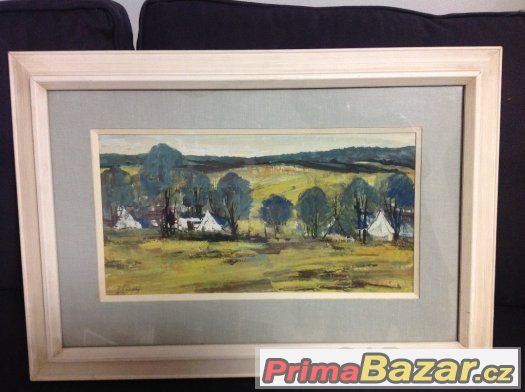 Obraz - Vesnice , autor SADOVSKÝ 63x44cm – fotografie 3
