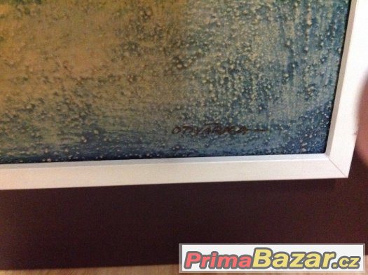 Prodám obraz MAŠKARA ZA VESNICÍ , plátno , 158cm x 94cm – fotografie 2