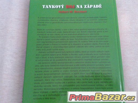 Kniha Tankový boj na západě - Hubert W. Borchert – fotografie 2