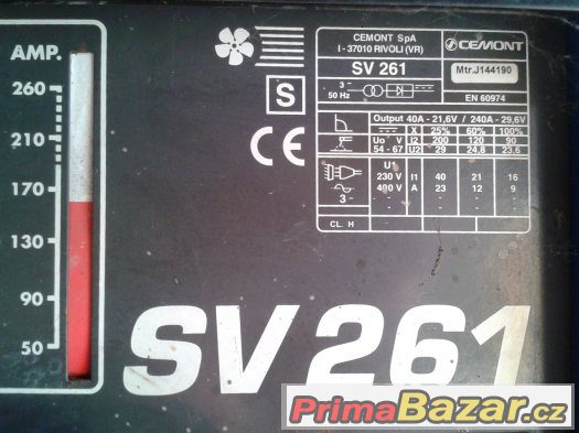 El. svářečka zn. BluMaster Cemont SV 261 – fotografie 4