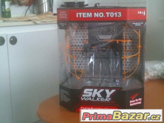 RC DRON SKY WALKER, ORANŽOVÁ kvadrokoptéra – fotografie 3