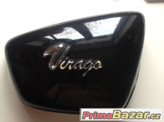 Yamaha Virago pravý boční kryt baterie černý – fotografie 1