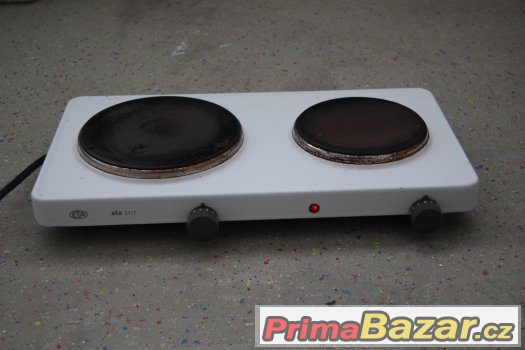 Elektrický dvouplotýnkový vařič ETA 2117. 2500 W – fotografie 1