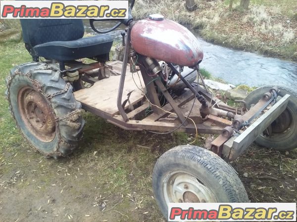 malotraktor domácí výroby – fotografie 2