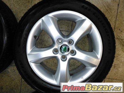 Škoda Fabia II, Roomster – letní sada orig. 15“ Al kol – fotografie 3