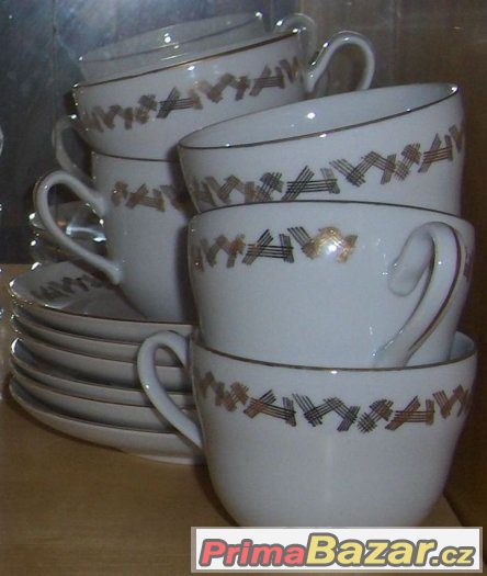 Čajová a sada a další sklo a porcelán. – fotografie 5