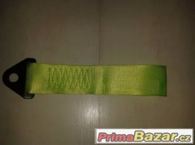 Zelené textilní tažné oko