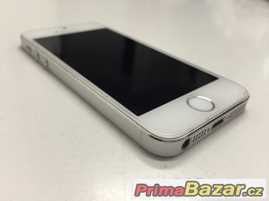 iPhone 5S, Silver, 16GB, TOP stav, kompletní balení + obal, – fotografie 3