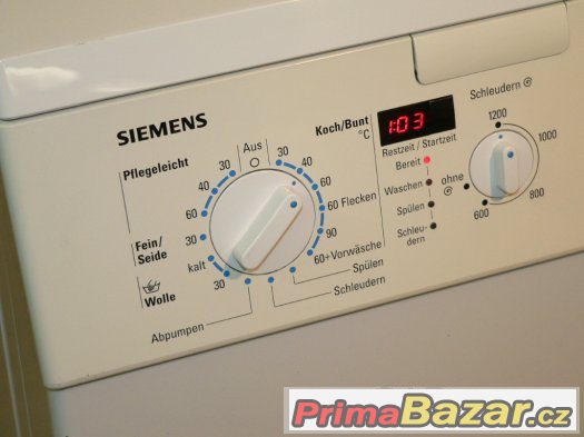 Pračka Siemens siwamat XTS1231 - 1200 otáček 45cm vrchní pln – fotografie 3