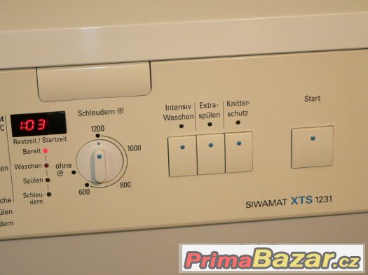 Pračka Siemens siwamat XTS1231 - 1200 otáček 45cm vrchní pln – fotografie 4