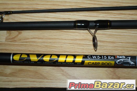 Kaprové pruty 3,60  , 2,75 Lb Nové nepoužité – fotografie 2