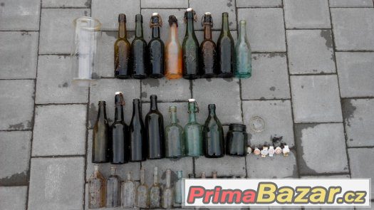 Stare pivni lahve – fotografie 2