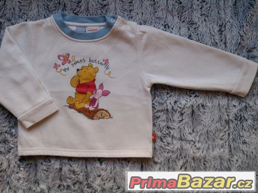 Mikinka a tričko s medvídkem Pooh,oboje Disney – fotografie 2