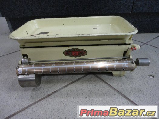 starou kuchyňská váha  pro domácnost  na 12kg – fotografie 1