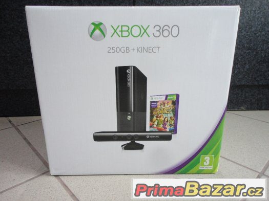 XBOX 360 250GB HDD kinekt + 3 hry záruka – fotografie 1