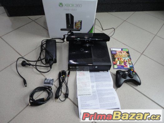 XBOX 360 250GB HDD kinekt + 3 hry záruka – fotografie 2