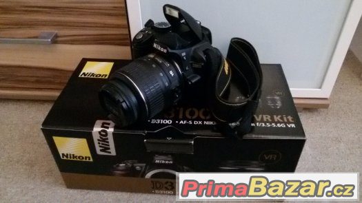 Nikon D3100 + Nikkor 18-55mm + brašna – fotografie 2