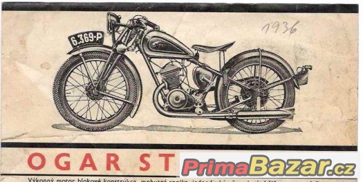 Koupím motocykl Ogar – fotografie 1