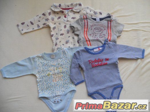Body pro kluka - 4 ks, vel. 74 – fotografie 1
