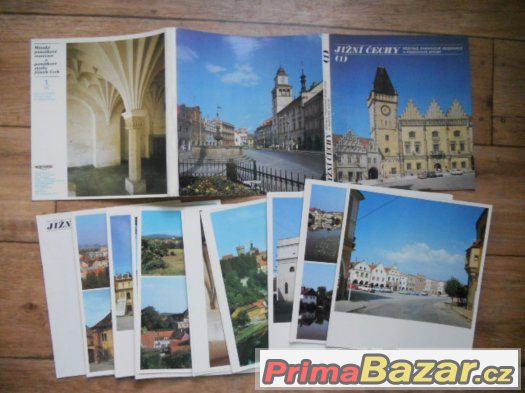 Jižní Čechy, soubor 33 listů, fotografií + brožura – fotografie 1