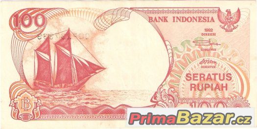 Bankovka Indonesie_100 Rupiah – fotografie 1