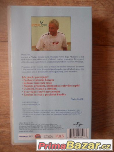Powerjóga pro začátečníky, Václav Krejčík, VHS – fotografie 2