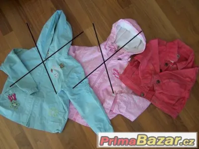 Riflová dívčí bunda vel. 98