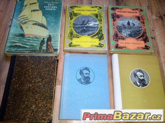 Knihy Jules Verne – fotografie 1