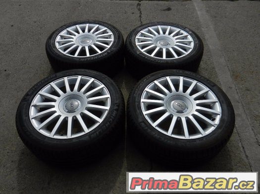 Alu Kola originál AUDI rozteč 5x112 8Jx17H2 ET48 – fotografie 3