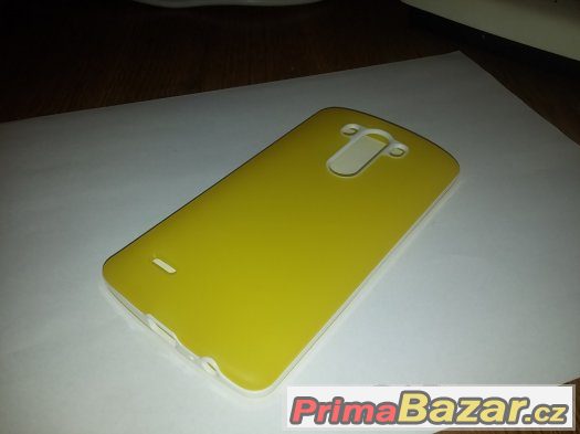 LG G3 silikonový obal - žlutý, nový – fotografie 1