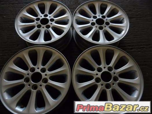 Alu kola originál BMW BORBET rozteč 5x120 6,5Jx16xEH2 ET28, – fotografie 1