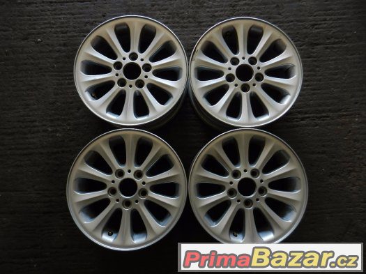 Alu kola originál BMW BORBET rozteč 5x120 6,5Jx16xEH2 ET28, – fotografie 3