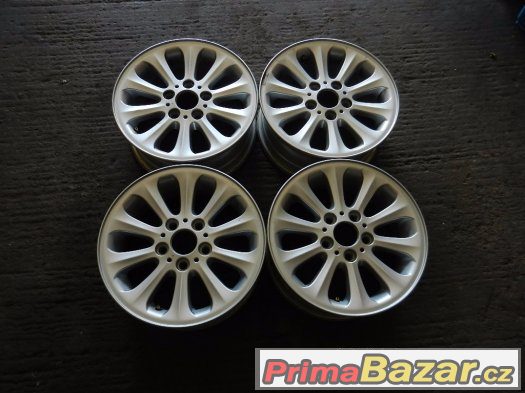 Alu kola originál BMW BORBET rozteč 5x120 6,5Jx16xEH2 ET28, – fotografie 5