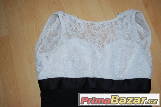 krásné šaty na ples, promoci, s krajkou vel.38/S – fotografie 3