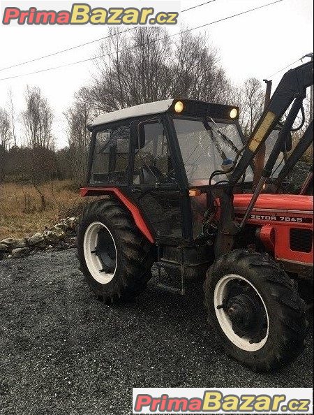 Traktor Zetor 70/54 + čelní nakladač - PROFESIONÁLNÍ STROJ ! – fotografie 3