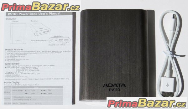 adata power bank pv110 10400 mAH – fotografie 2