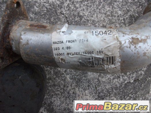 mazda 323 výfuk – fotografie 2