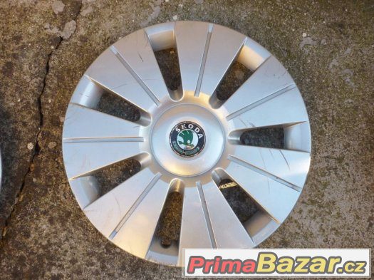 originál poklice Škoda Fabia 14" sada 4 ks – fotografie 2